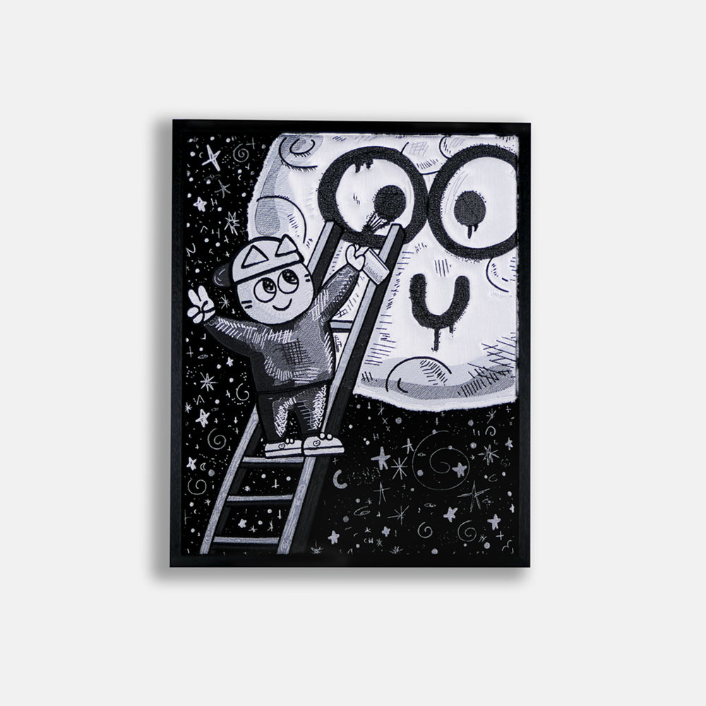 Chanoir  - Le Cha qui voulait taguer la Lune