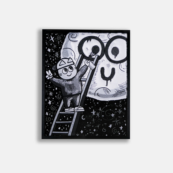 Le Cha qui voulait taguer la Lune