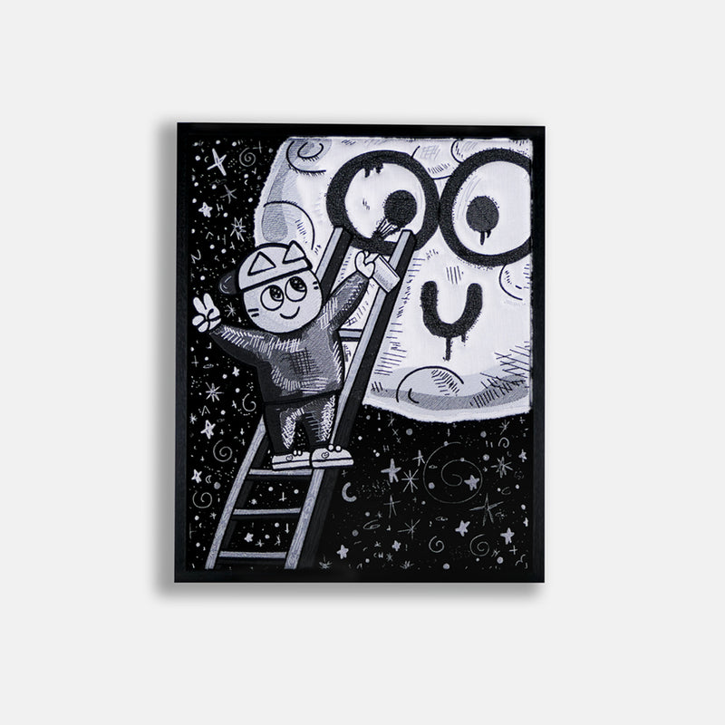 Le Cha qui voulait taguer la Lune