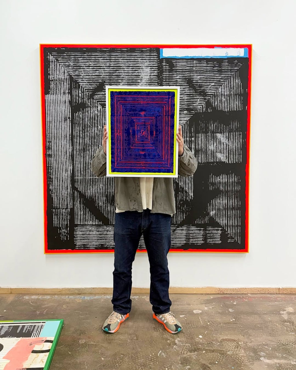 Jason Revok  - K_Loop_C_Sm_FlourRed_Blu_FlourYl_8/22